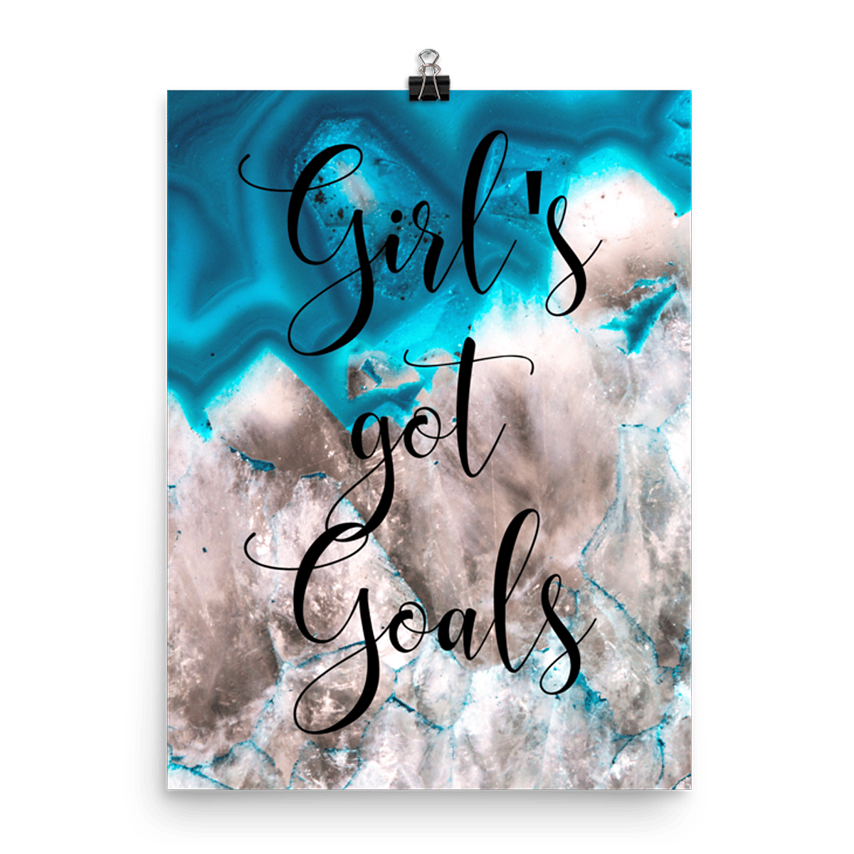 Image of Girls Got Goals 12x16 Premium Poster