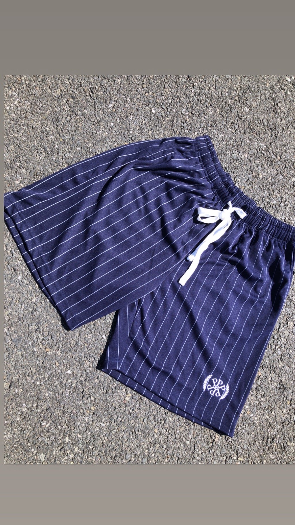 Image of Sixps Pinstriped Shorts 