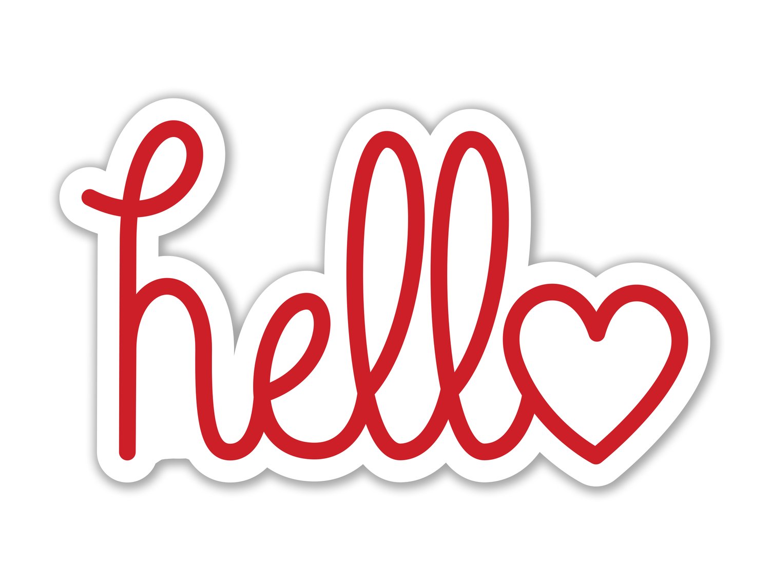Image of Hello sticker