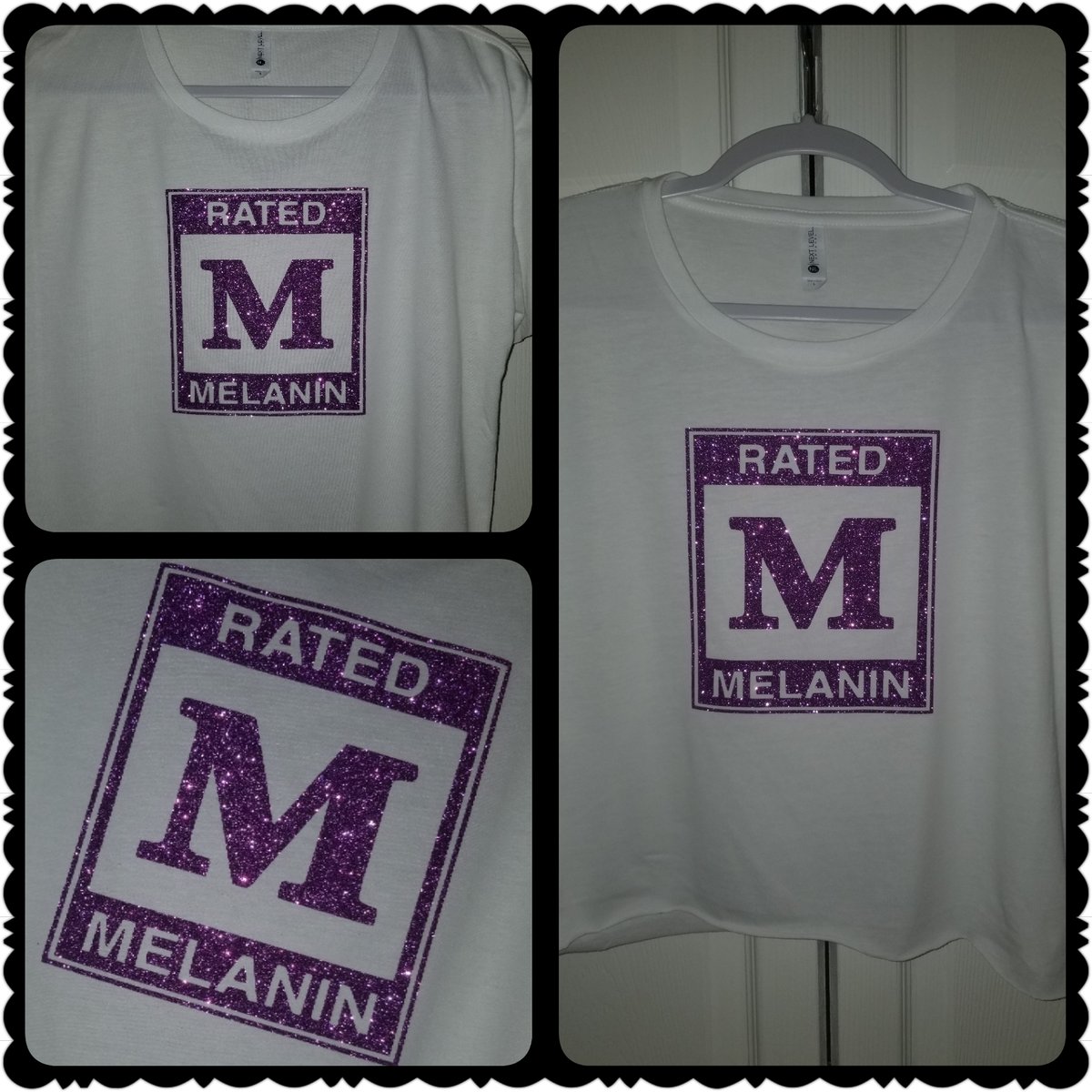 Image of Rated Melanin Baby Bib, Onesie and/or Tee