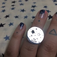 Image 1 of mirror signet ring