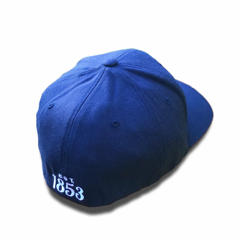 Image of KC Monogram Fitted Hat | Navy 