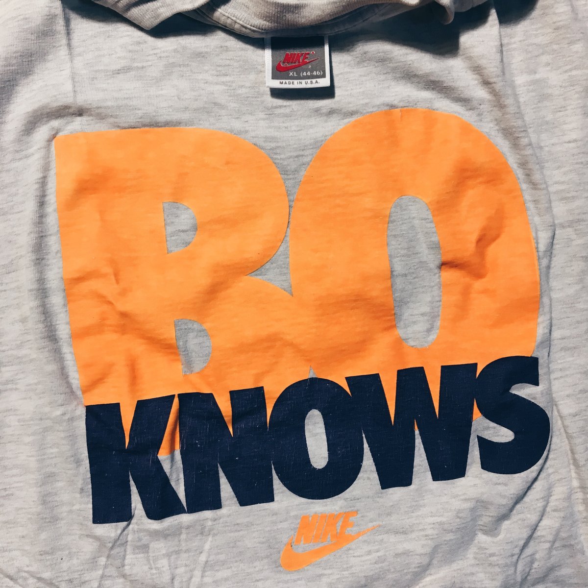 Original Early 90's Nike Bo Jackson “Bo Knows” Tee. | Nike Tees