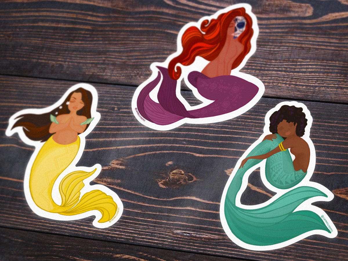Image of Sticker Mermaid Pack