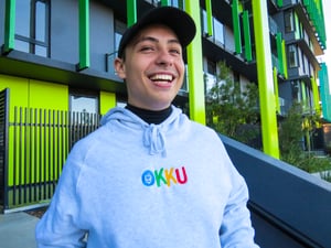 Image of Okku Colour Hoodie