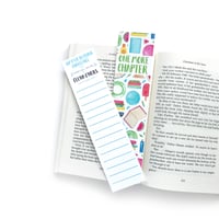 Image 2 of Reading Challenge Double sided Bookmark