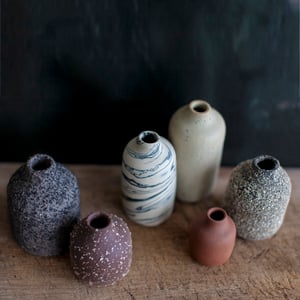 Image of Set of 6 small VIIE&nbsp;VASES