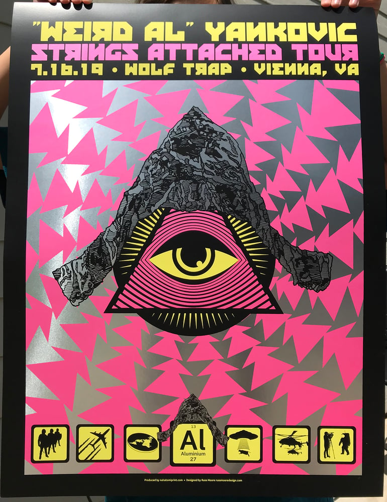 Image of "Weird Al" Yankovic Vienna 2019 Foil AP