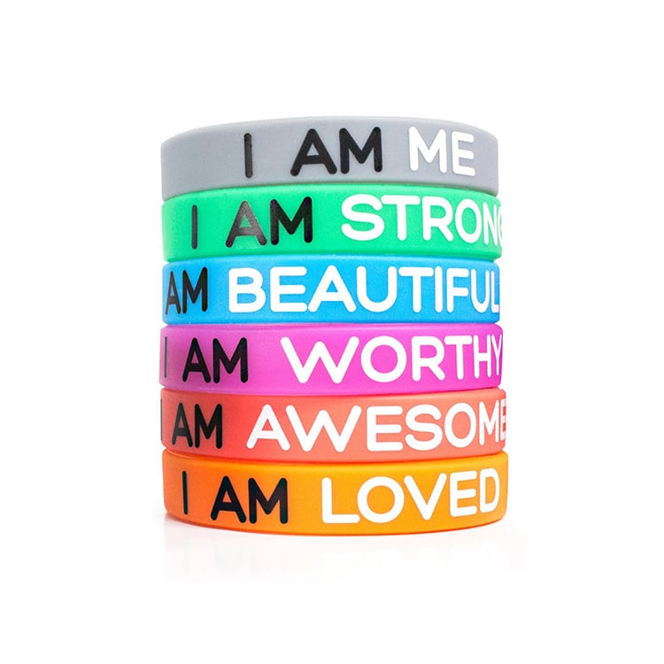 Image of Gift Box of 5 Get Good Karma Wrist Bands