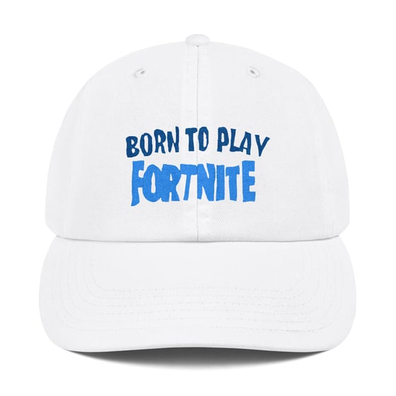 Image of Cute Premium "Born to Play Fortnite, Forced to Go to School" Hat