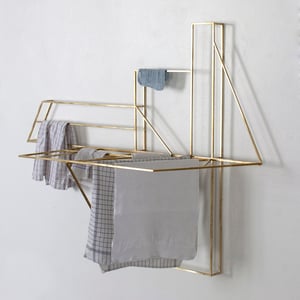 Image of FOLDWORK RACK -&nbsp;brass