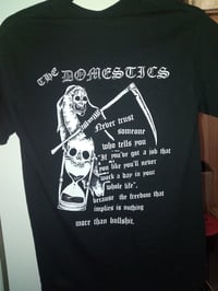Image 3 of THE DOMESTICS 'NEW EAHC LOGO' T SHIRT (w/ backprint)