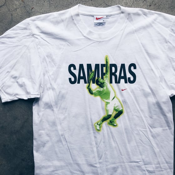 Image of Original 1999 Pete Sampras World Domination Tee.