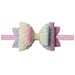 Image of 3.4 Inch Triple Layer Scallop Headbands- 14 color choices