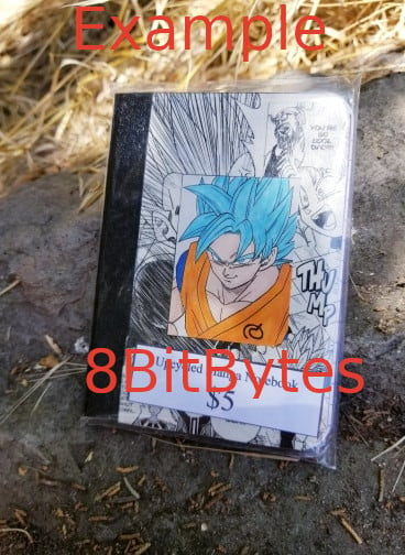 Image of Custom Upcycled Manga Notebook