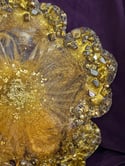 Golden Flower Decor Multi-use Tray