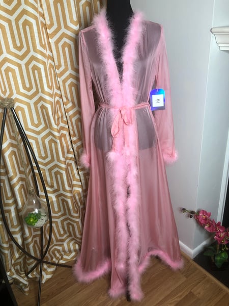 Image of Rich Bxtch Robe- Powder Pink