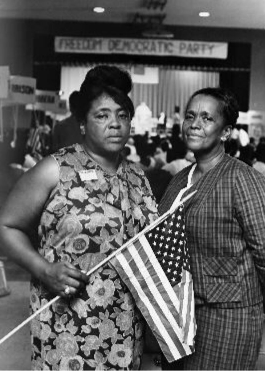 Image of FANNIE LOU & ELLA BAKER WITH FANNIE LOU QUOTE ON THE BACK 