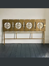 Image 1 of Brass Headboard by Luciano Frigerio