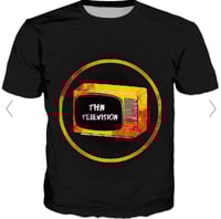 THN-TELEVISION OFFICIAL LOGO BLACK T-SHIRT