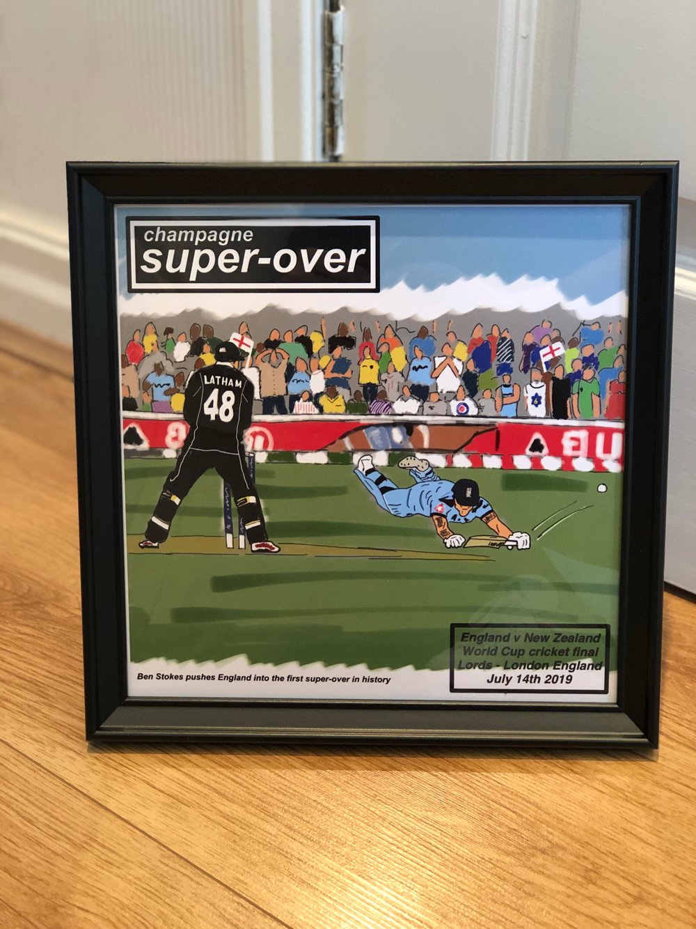 Super-over print or framed in 3 sizes 