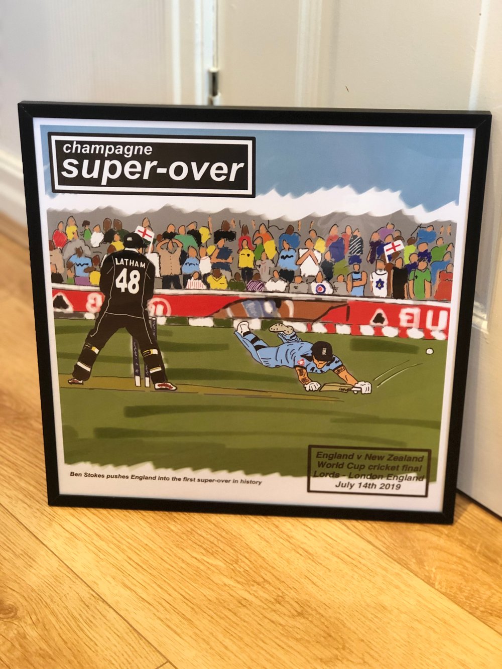 Super-over print or framed in 3 sizes 