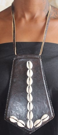 Image 1 of Cowrie shell shield necklaces
