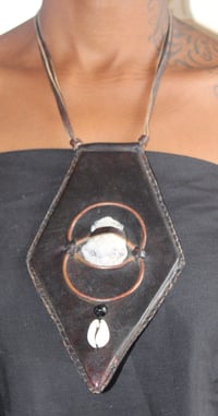 Image 2 of Cowrie shell shield necklaces