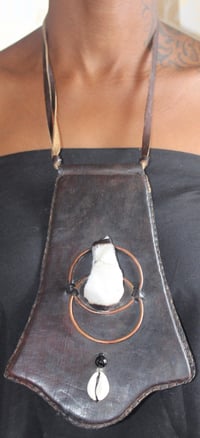Image 3 of Cowrie shell shield necklaces