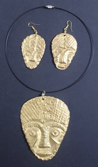 Image 2 of  Large masked choker and earring sets 2