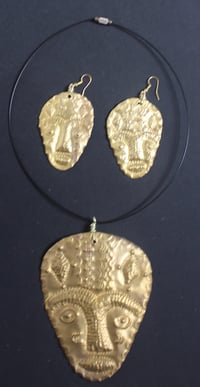 Image 4 of  Large masked choker and earring sets 2