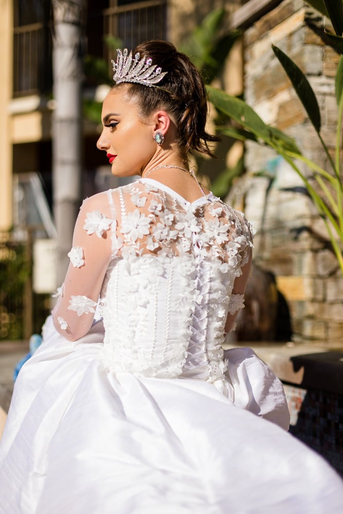 Barely Baby Blue Wedding Dress / Desi Designs Couture Barely Baby Blue Wedding Dress / Desi Designs Couture