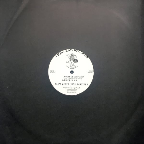 Image of Supa You T & Simi Disciple - House Of Confusion / Mystic Levi - Rivers 12"