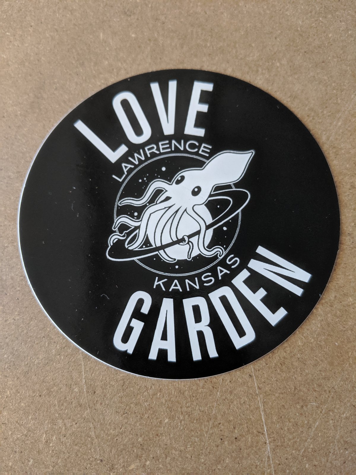 Image of Black Logo Sticker