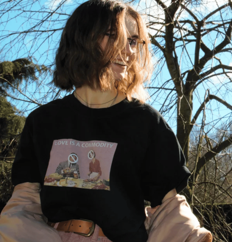 Image of LOVE IS A COMMODITY TEE