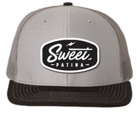 Gray/ Charcoal/ Black Bolt Patch Hat 