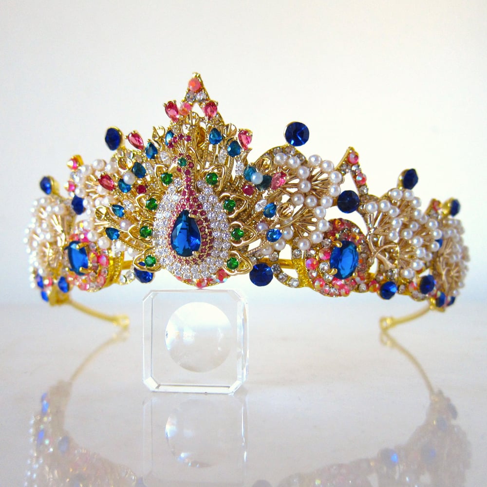 Image of Peacock Majesty tiara 