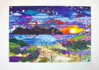 Image 3 of Sunset over Llyn Print