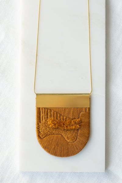 Image of LUXE pendant in Tobacco