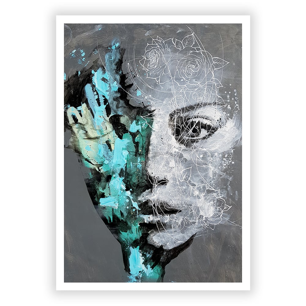 Veil Of Roses - OPEN EDITION PRINT - FREE WORLDWIDE SHIPPING!!!