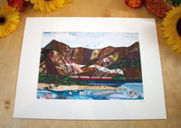 Image 1 of A Train on the Cob, Porthmadog print