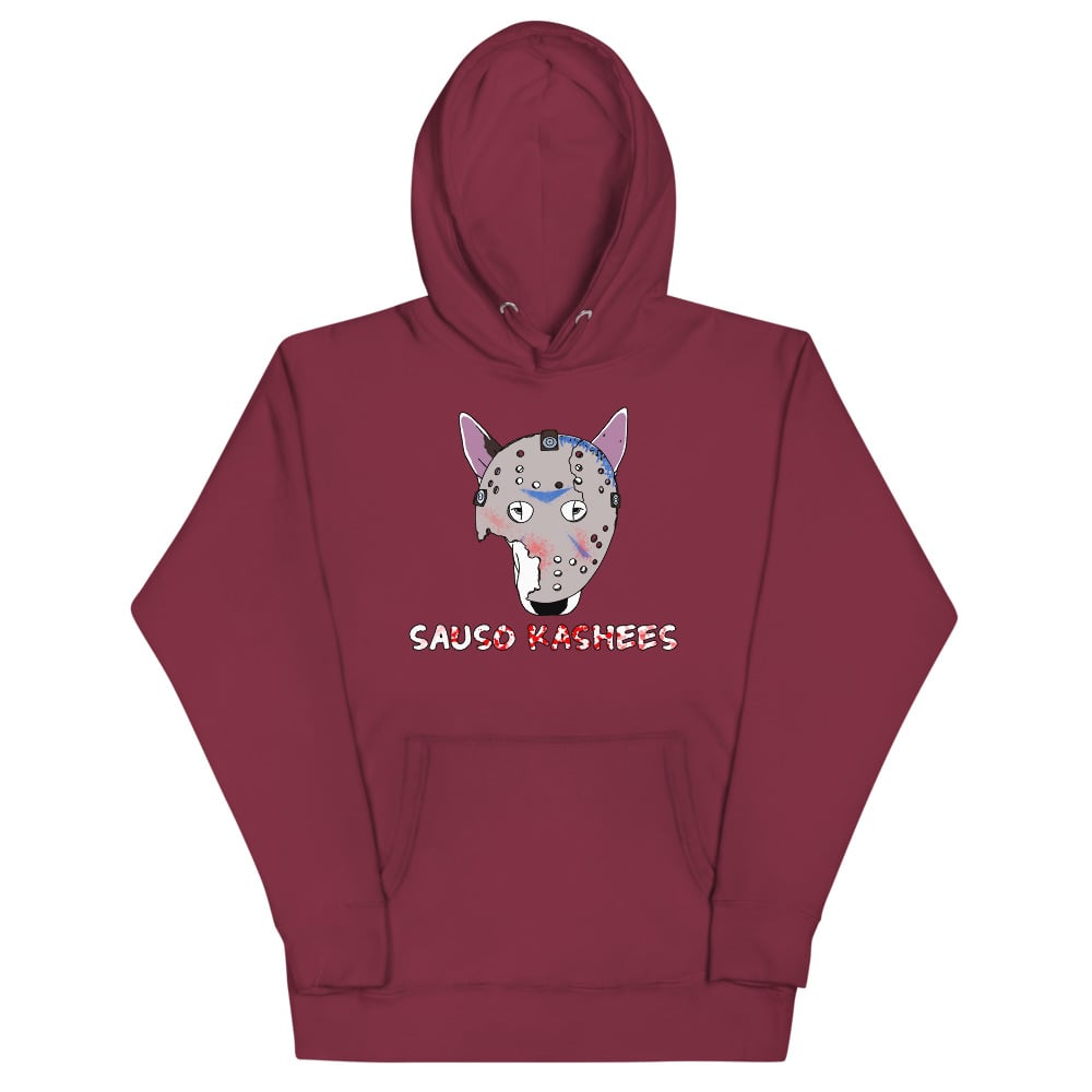 Image of SAUSO KASHEES UNISEX HOODIE / BLUE