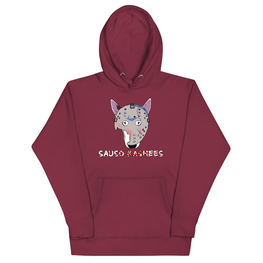 Image of SAUSO KASHEES UNISEX HOODIE / BLUE 