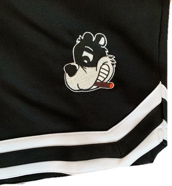 Image of Loudlife Louie Skunkball Shorts (black/white)