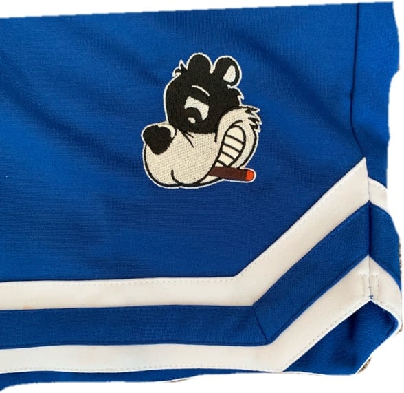 Image of Loudlife Louie Skunkball Shorts (Royal/white)