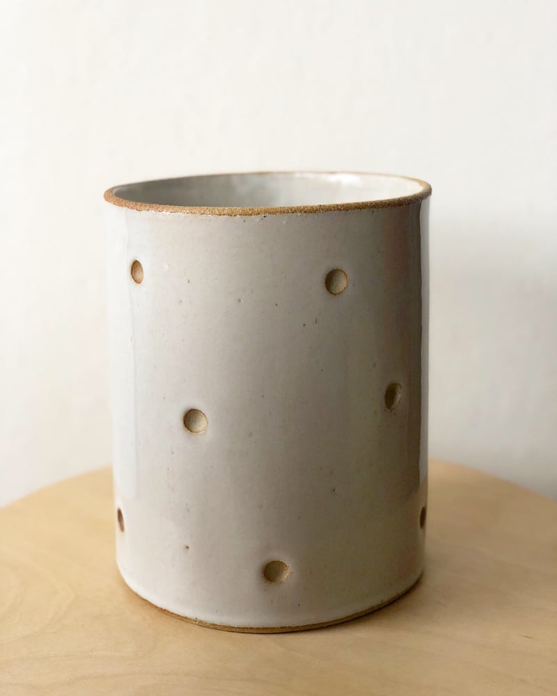 Image of Dotted Utensil Holder