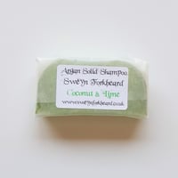 Image 3 of Coconut & Lime Solid Shampoo with Argan Oil 100% Organic (Pack of 3)