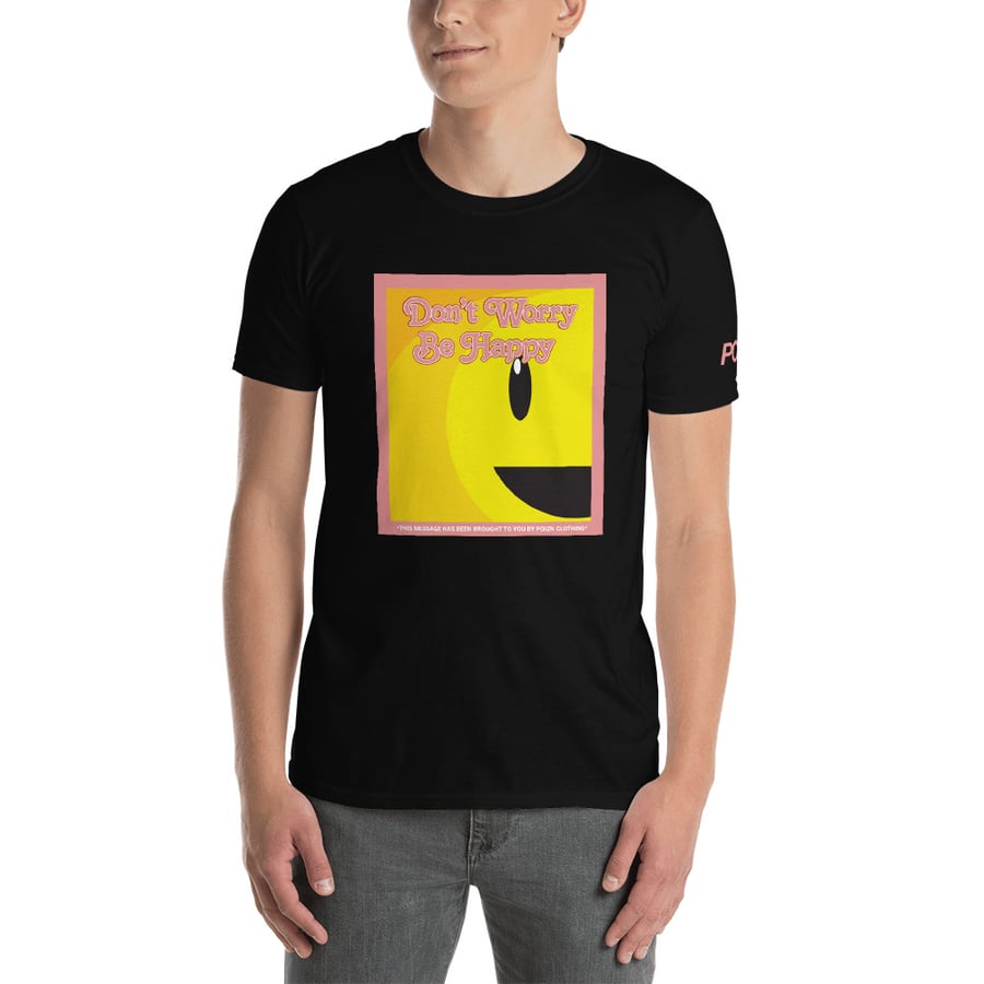 Image of "Don't Worry Be Happy" Black S/L Tee
