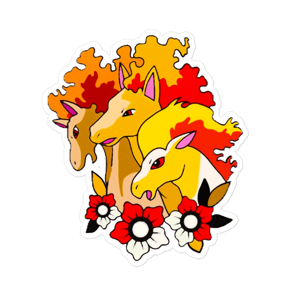 Image of Fire Horses Sticker