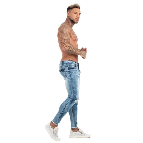 Image of Distilled Blue Jeans